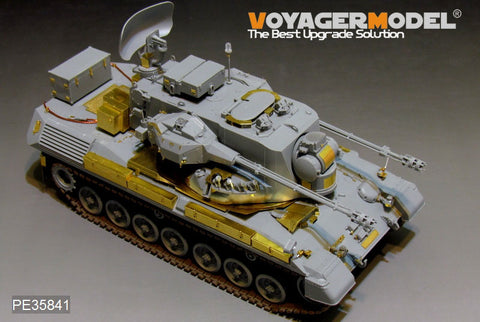 Voyager Model PE35841 1/35 Modern German Gepard A2 Self-Propelled Anti-Aircraft Gun Basic Photo-Etched Set (for Takom 2044)