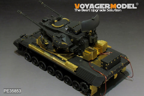 Voyager Model PE35853 1/35 Modern German Gepard A2 Self-Propelled Anti-Aircraft Gun Basic Photo-Etched Set (for Meng Model TS-030)