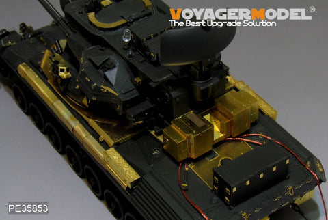 Voyager Model PE35853 1/35 Modern German Gepard A2 Self-Propelled Anti-Aircraft Gun Basic Photo-Etched Set (for Meng Model TS-030)