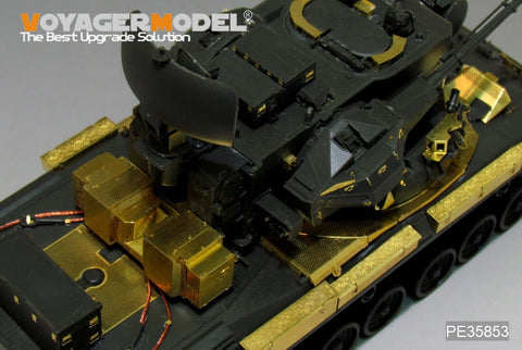 Voyager Model PE35853 1/35 Modern German Gepard A2 Self-Propelled Anti-Aircraft Gun Basic Photo-Etched Set (for Meng Model TS-030)