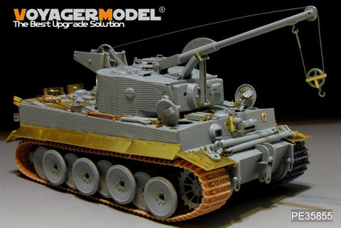 Voyager Model PE35855 1/35 WWII German Berge-Tiger I Basic Photo-Etched Set (for Dragon 6850)