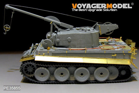 Voyager Model PE35855 1/35 WWII German Berge-Tiger I Basic Photo-Etched Set (for Dragon 6850)