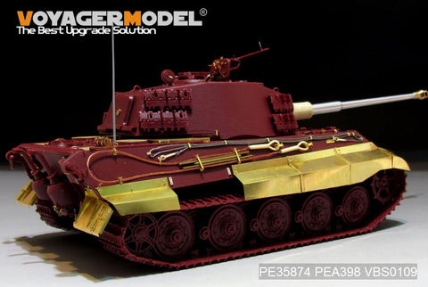 Voyager Model PE35874 1/35 WWII German King Tiger (Henschel Turret) Photo-Etched Set (for Meng TS-031)