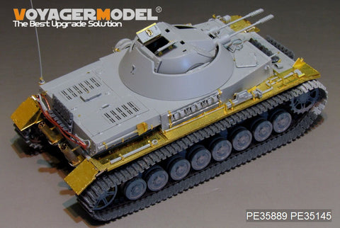 Voyager Model PE35889 1/35 WWII German Flakpanzer IV Kugelblitz Photo-Etched Set (Dragon 6889)