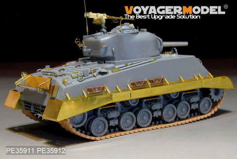 Voyager Model PE35911 1/35 WWII US M4A3 Sherman (105mm) HVSS Basic Photo-Etched Set (for Dragon 6454)