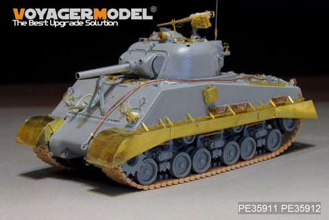Voyager Model PE35911 1/35 WWII US M4A3 Sherman (105mm) HVSS Basic Photo-Etched Set (for Dragon 6454)