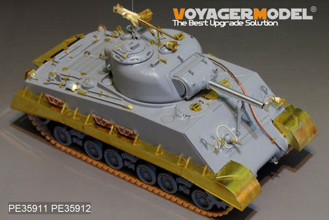 Voyager Model PE35911 1/35 WWII US M4A3 Sherman (105mm) HVSS Basic Photo-Etched Set (for Dragon 6454)