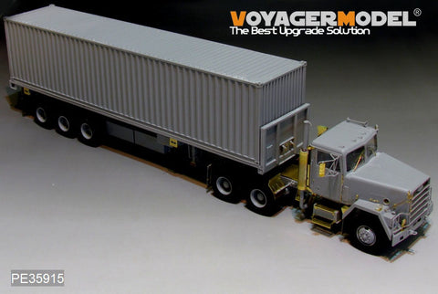 Voyager Model PE35915 1/35 Modern US M915 Tractor/M872 Trailer Basic Photo-Etched Set (Trumpeter 01015)