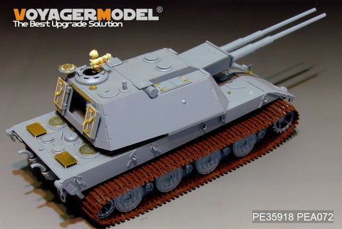 Voyager Model PE35918 1/35 WWII German E-100 Heavy Tank/Anti-Aircraft Variant Photo-Etched Set (for Amusing 35A015/016)