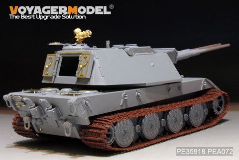 Voyager Model PE35918 1/35 WWII German E-100 Heavy Tank/Anti-Aircraft Variant Photo-Etched Set (for Amusing 35A015/016)