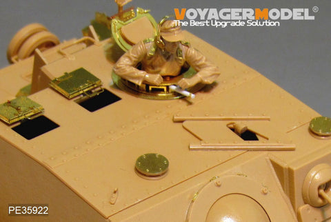 Voyager Model PE35922 1/35 WWII German Sturmpanzer IV Brummbär Late Production Basic Photo-Etched Set (for Tamiya 35353)