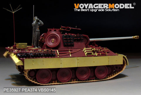 Voyager Model PE35927 1/35 WWII German Panther Ausf. A (Late Production) Photo-Etched Set (for Meng Model TS-035)