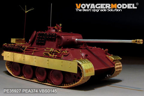 Voyager Model PE35927 1/35 WWII German Panther Ausf. A (Late Production) Photo-Etched Set (for Meng Model TS-035)