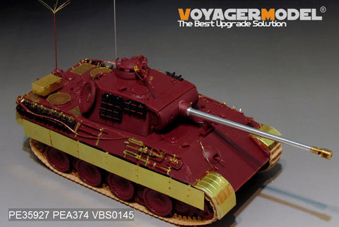Voyager Model PE35927 1/35 WWII German Panther Ausf. A (Late Production) Photo-Etched Set (for Meng Model TS-035)