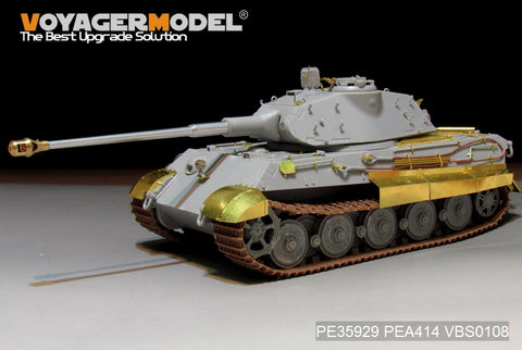 Voyager Model PE35929 1/35 WWII German King Tiger (Porsche Turret) Photo-Etched Set (for HobbyBoss 84530)