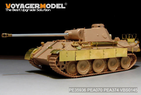 Voyager Model PE35936 1/35 WWII German Panther Ausf. D with Charcoal Gas Fuel Tank - Basic (for MENG TS-038)