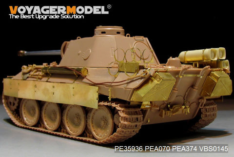 Voyager Model PE35936 1/35 WWII German Panther Ausf. D with Charcoal Gas Fuel Tank - Basic (for MENG TS-038)