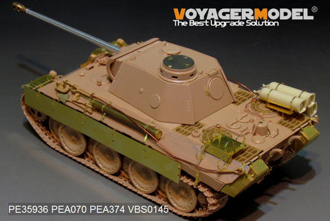 Voyager Model PE35936 1/35 WWII German Panther Ausf. D with Charcoal Gas Fuel Tank - Basic (for MENG TS-038)