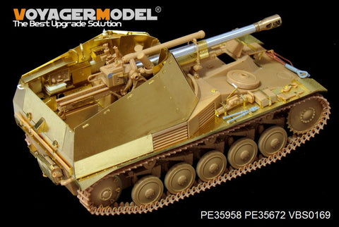 Voyager Model PE35958 1/35 WWII German Self-Propelled Howitzer "Wespe" Basic Set (Tamiya 35200, 35358)