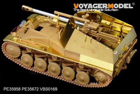 Voyager Model PE35958 1/35 WWII German Self-Propelled Howitzer "Wespe" Basic Set (Tamiya 35200, 35358)