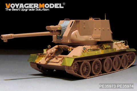 Voyager Model PE35973 1/35 Egyptian Army T-34/122 Self-Propelled Gun Basic (for RFM 5013)