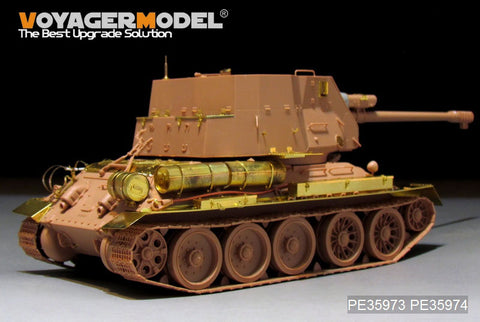 Voyager Model PE35973 1/35 Egyptian Army T-34/122 Self-Propelled Gun Basic (for RFM 5013)