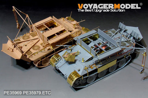 Voyager Model PE35979 1/35 WWII German Bergepanther Ausf. A (Early Version, Panther A Tool Holders) Basic Set (for Takom 2101)
