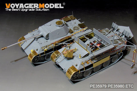 Voyager Model PE35979 1/35 WWII German Bergepanther Ausf. A (Early Version, Panther A Tool Holders) Basic Set (for Takom 2101)