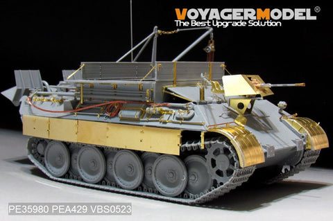 Voyager Model PE35980 1/35 WWII German Bergepanther Ausf. D (Late Version, Panther G Tool Holders) Basic Set (for Takom 2101)