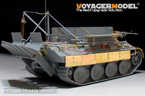 Voyager Model PE35980 1/35 WWII German Bergepanther Ausf. D (Late Version, Panther G Tool Holders) Basic Set (for Takom 2101)