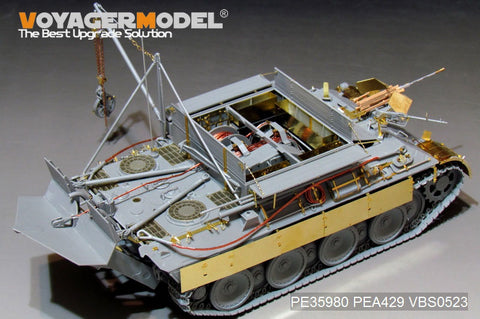 Voyager Model PE35980 1/35 WWII German Bergepanther Ausf. D (Late Version, Panther G Tool Holders) Basic Set (for Takom 2101)