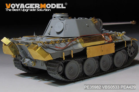 Voyager Model PE35982 1/35 WWII German Panther Tank Ausf. D Early Production Basic Set (Takom 2103)