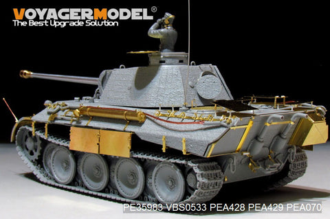 Voyager Model PE35983 1/35 WWII German Panther Ausf. D Late Production Basic (for Takom 2104)