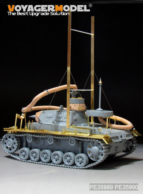 Voyager Model PE35989 1/35 WWII German Panzer III Submersible Tank Ausf. F "Operation Sea Lion" Basic (for Dragon 6877/6717)