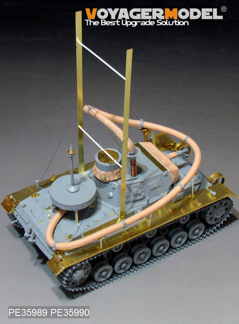 Voyager Model PE35989 1/35 WWII German Panzer III Submersible Tank Ausf. F "Operation Sea Lion" Basic (for Dragon 6877/6717)