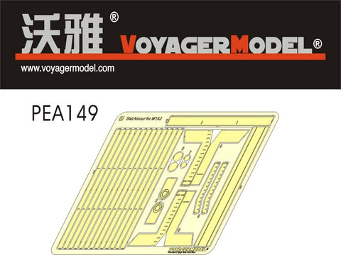 Voyager Model PEA149 1/35 Modern US Army M1A2 TUSK Slat Armor (Dragon 3536)