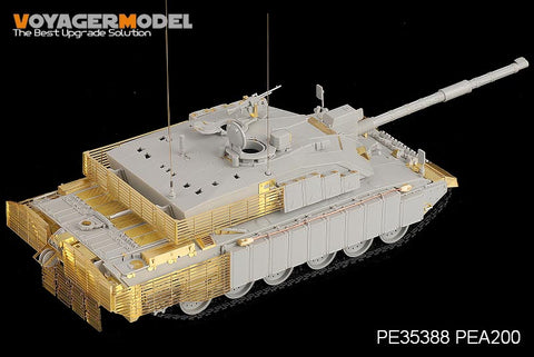 Voyager Model PEA200 1/35 Modern British Challenger 2 Main Battle Tank with Slat Armor (Trumpeter)
