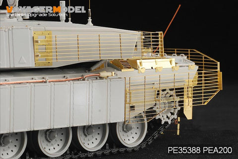Voyager Model PEA200 1/35 Modern British Challenger 2 Main Battle Tank with Slat Armor (Trumpeter)