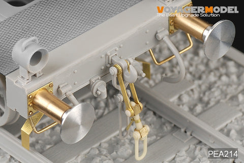 Voyager Model PEA214 1/35 WWII German Railway Rolling Stock: Buffers & Towing Hooks (Universal)