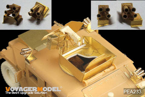 Voyager Model PEA233 1/35 Modern Humvee Family Smoke Dischargers (4 pcs)