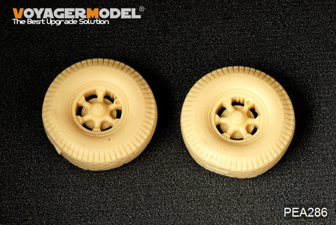 Voyager Model PEA286 1/35 WWII German Sd.Kfz.9 FAMO Road Wheels - Pattern 1 (Tamiya 35239/35246)