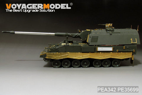 Voyager Model PEA342 1/35 Modern German PzH2000 Self-Propelled Howitzer Side Skirt Set (for Meng Model TS-012)