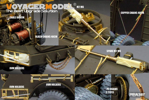 Voyager Model PEA347 1/35 WWII US M26 Dragon Wagon Tank Transporter Additional Parts Set (Universal)