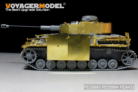 Voyager Model PEA432 1/35 For WWII German Panzer IV Ausf. G (Late Production) Schürzen (Border 35001)