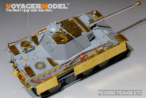 Voyager Model PEA438 1/35 WWII German Panther A/G (Pz.Rgt. 26) Anti-Aircraft Armor (Takom 2119, 2120, 2121)