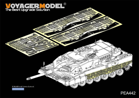 Voyager Model PEA442 1/35 Modern Bundeswehr Leopard 2A5/A6 Track Cover (Universal)