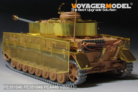 Voyager Model PEA446 1/35 WWII German Army Panzer IV Ausf. J "Thoma Shield" Wire Mesh Schürzen (Late Type) (for RFM 5033)