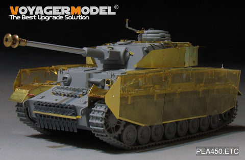 Voyager Model PEA450 1/35 WWII German Army Panzer IV Ausf. J "Thoma Shields" Wire Mesh Schürzen (Late Type) (for Border 35008)