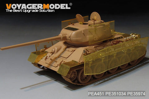 Voyager Model PEA451 1/35 WWII Russian T-34/85 "Thoma Shield" Wire Mesh Schürzen (Universal)
