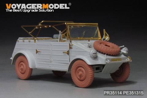 Voyager Model PR35114 1/35 WWII German Kübelwagen Type 82 Wheels - Pattern 1 (General Purpose)